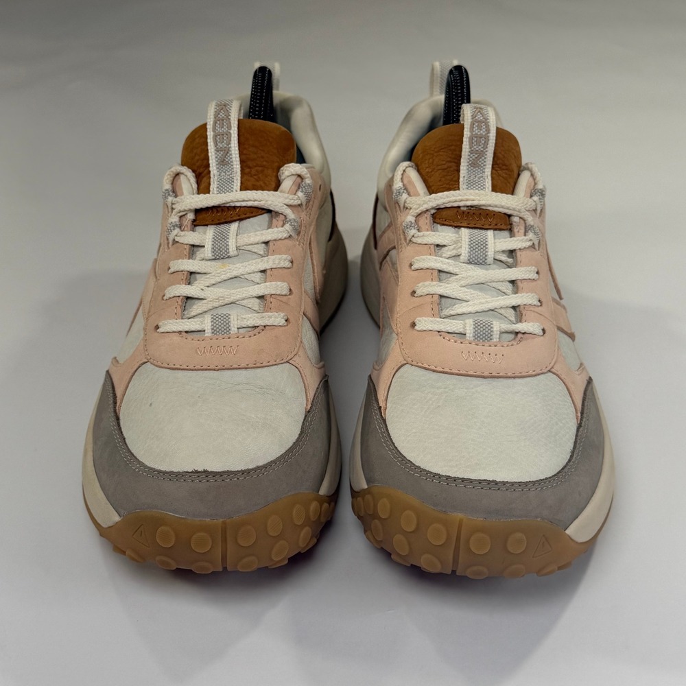 Keen K586 Trail Sneaker Womens 9.5 Pink Cream Brown Leather Walking Shoes - Picture 11 of 11